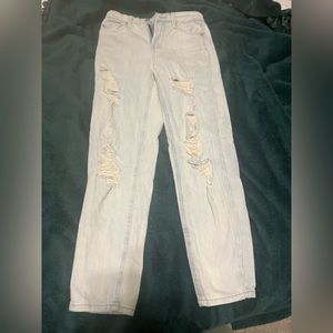 Highest Rise Mom Jean, Size 00, Light Wash